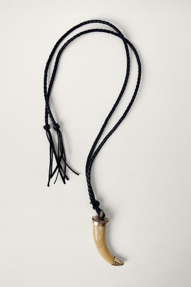 COLAR CORDA CORNO KATE MOSS X ZARA - Negro de Zara