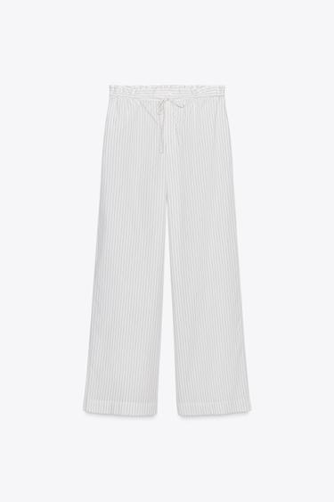 STRIPED PYJAMA TROUSERS - striped by Zara - Image 3
