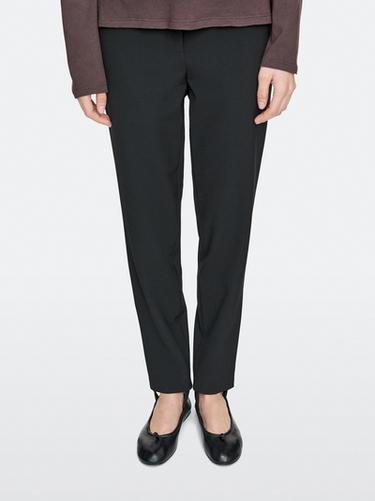 Zara Leather ballet flats with knot - Black - Image 0