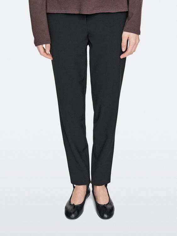 Leather ballet flats with knot