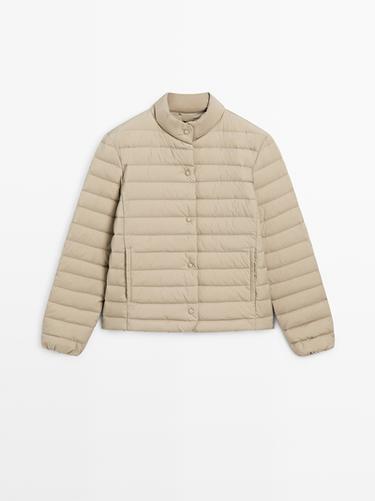 Zara Down puffer jacket - Light green
