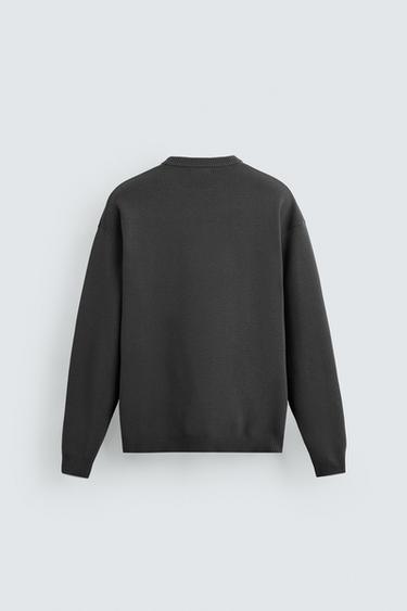 PULL STRUCTURÉ DOUX - Gris anthracite de Zara - Image 7