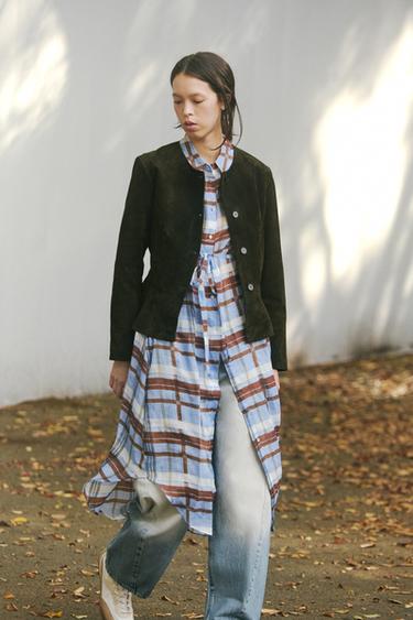 RAMIE SHIRT DRESS ZW COLLECTION - Light blue by Zara