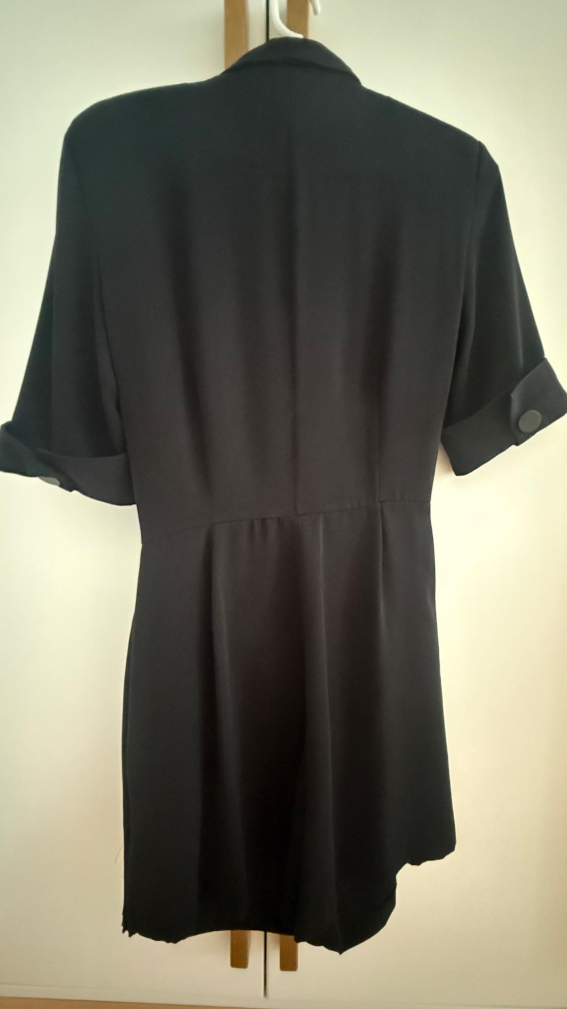 PLEATED BLAZER PLAYSUIT DRESS - Image 2