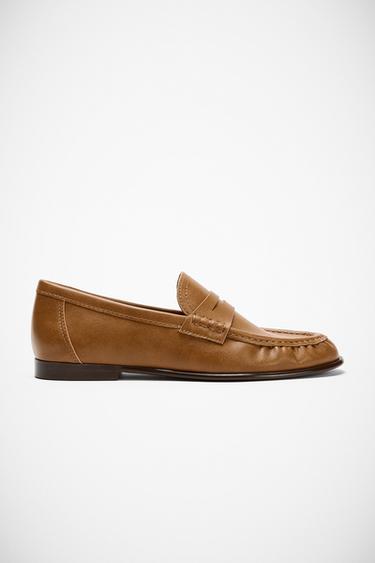 SOFT LOAFERS - Brown by Zara