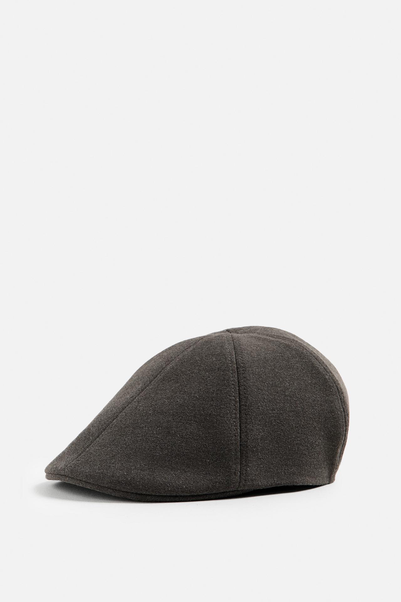 STRUCTURED BERET - Dark brown by Zara