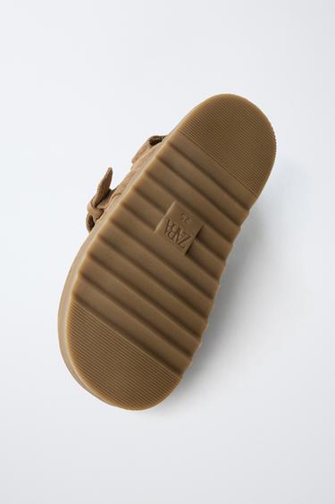 SABOTS EN CUIR - brun de Zara - Image 7