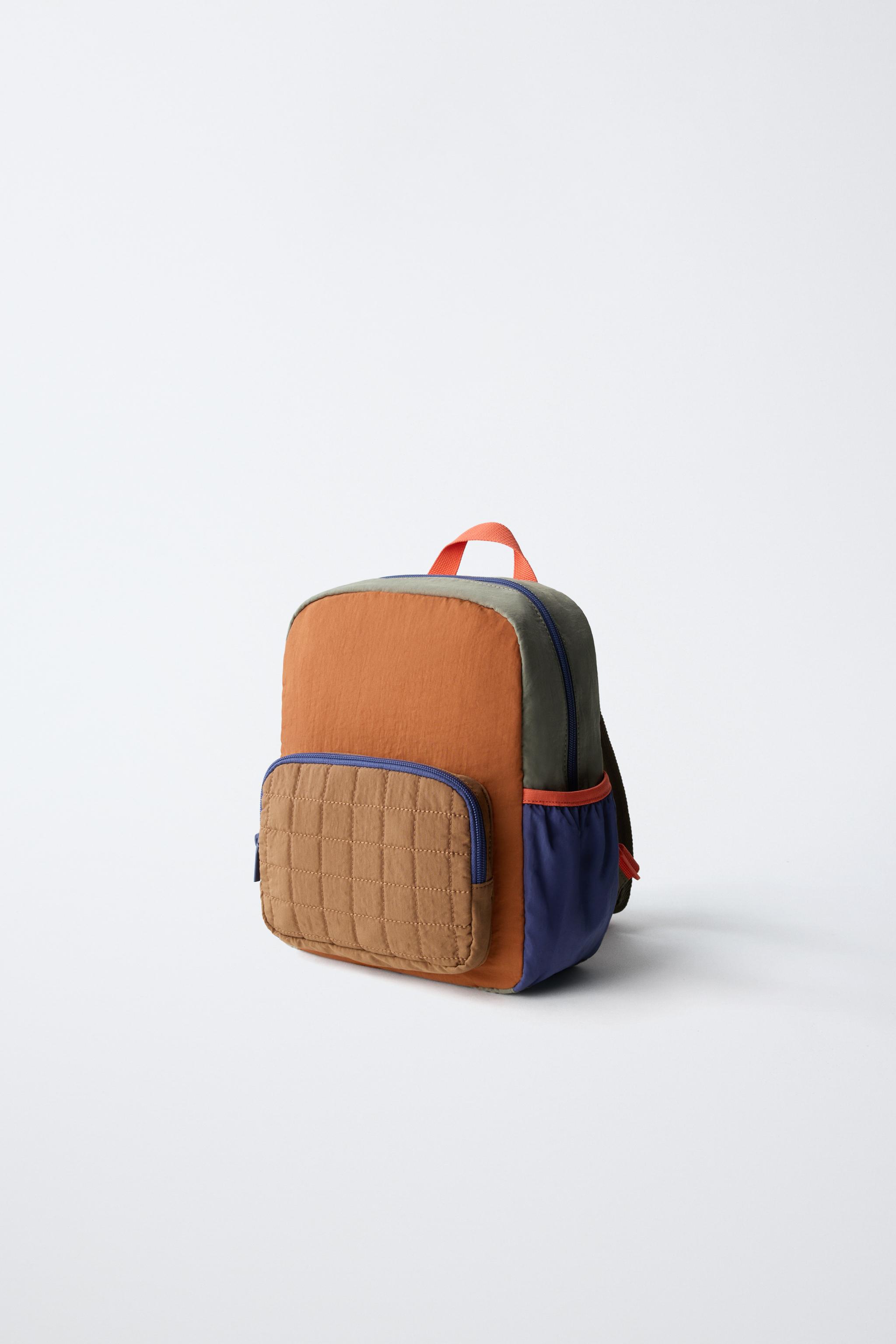 QUILTED BACKPACK — Multi-color