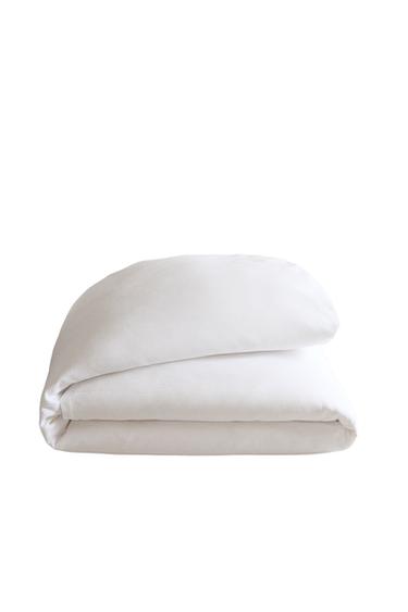 PIQUÉ COTTON BEDSPREAD - White by Zara