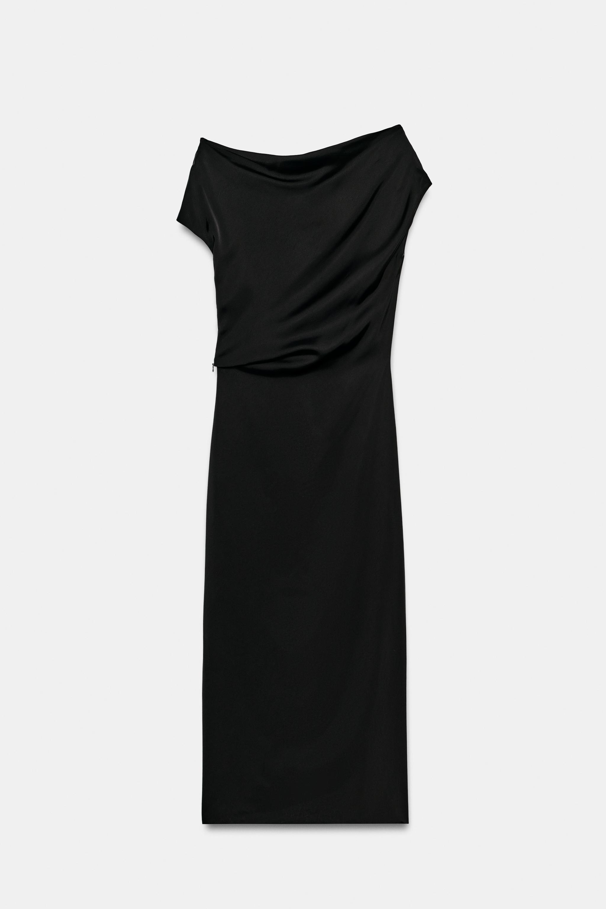 zara black one shoulder dress Dress: Mini for Date Night The off zara black one shoulder dress