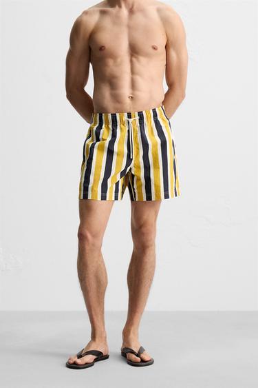 STRIPED REGULAR SWIMMING TRUNKS - various by Zara - Image 2