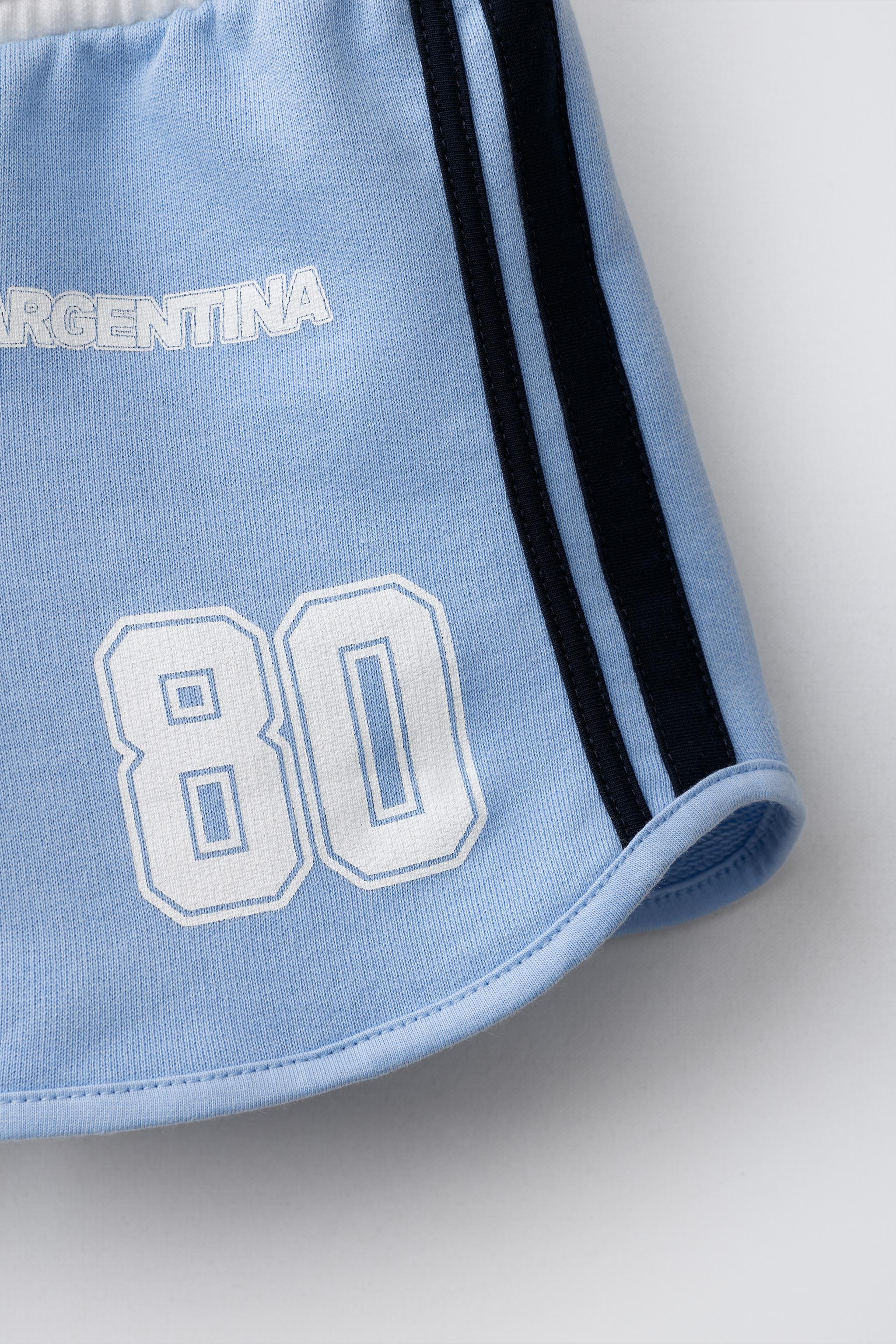 Детские шорты Zara ARGENTINA PRINT SHORTS — фото 4