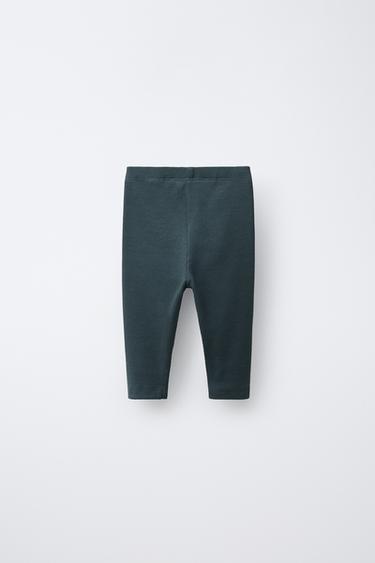 TWO-PACK OF PLAIN LEGGINGS - Green-dry by Zara - Image 2