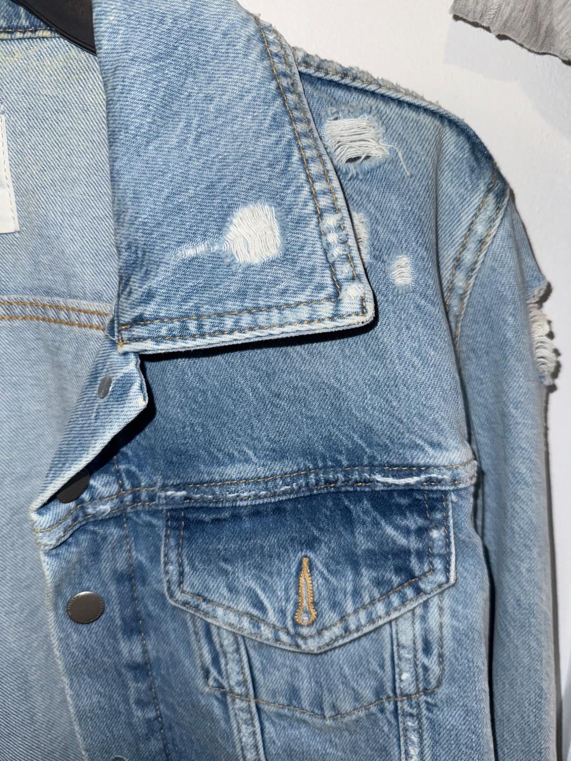 RIPPED DENIM JACKET - Image 3