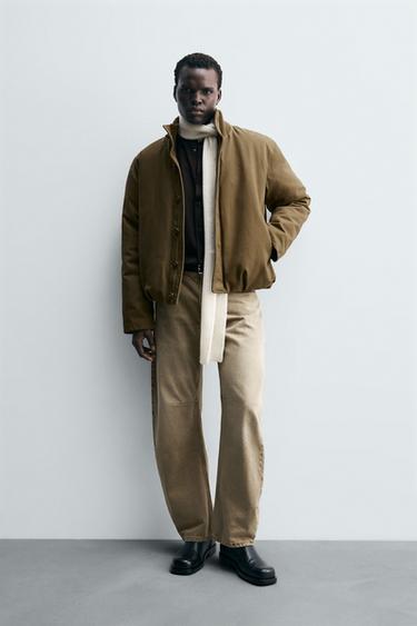 COTTON PADDED JACKET - Khaki by Zara