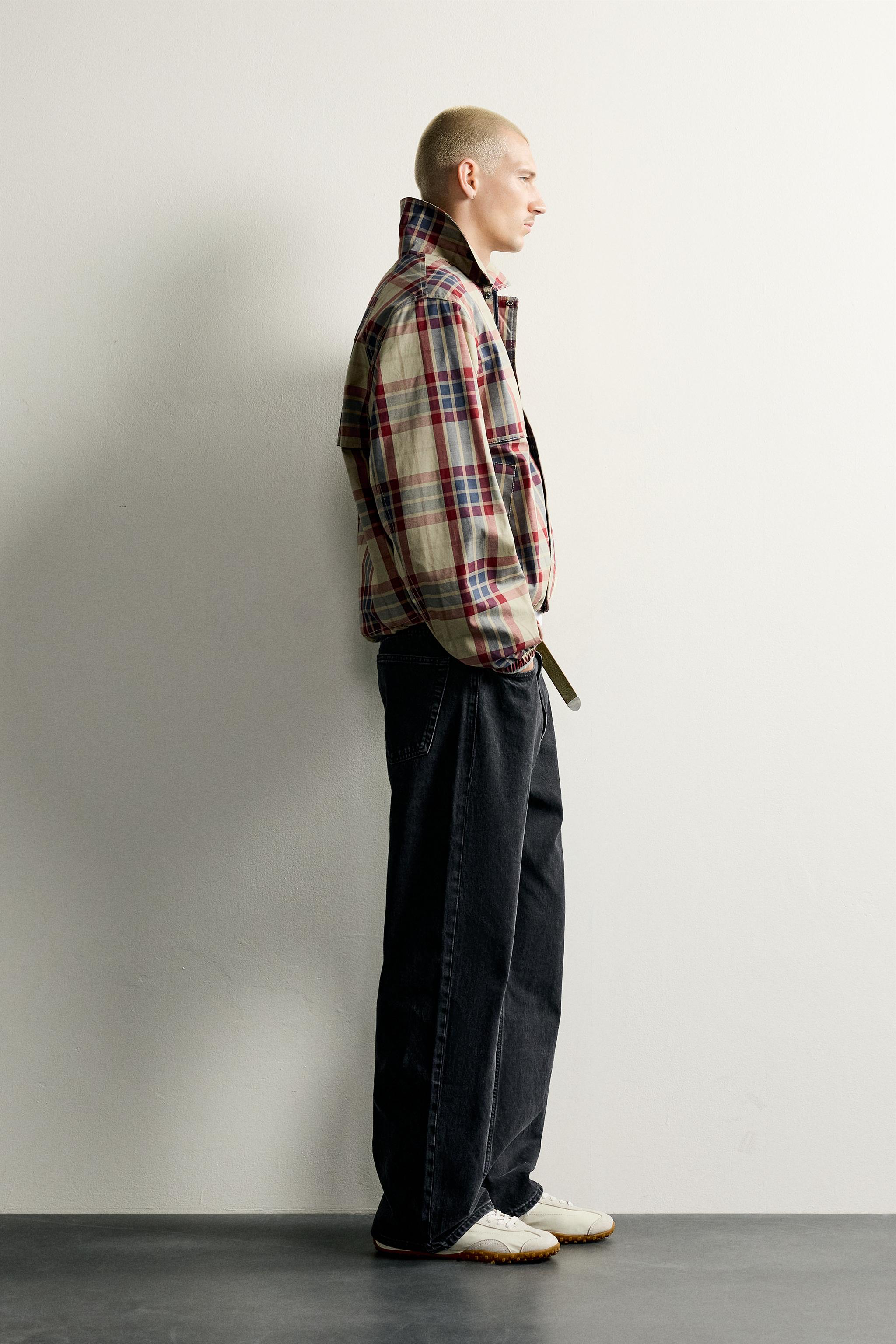 TRENCH CROPPED FIT CARREAUX