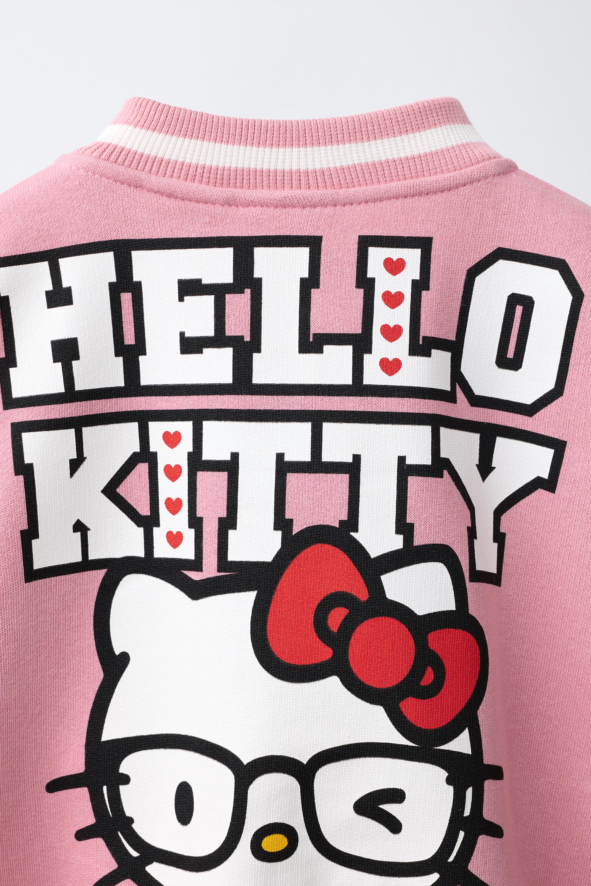 HELLO KITTY © SANRIO BOMBER JACKET - Pink / White | ZARA South Africa