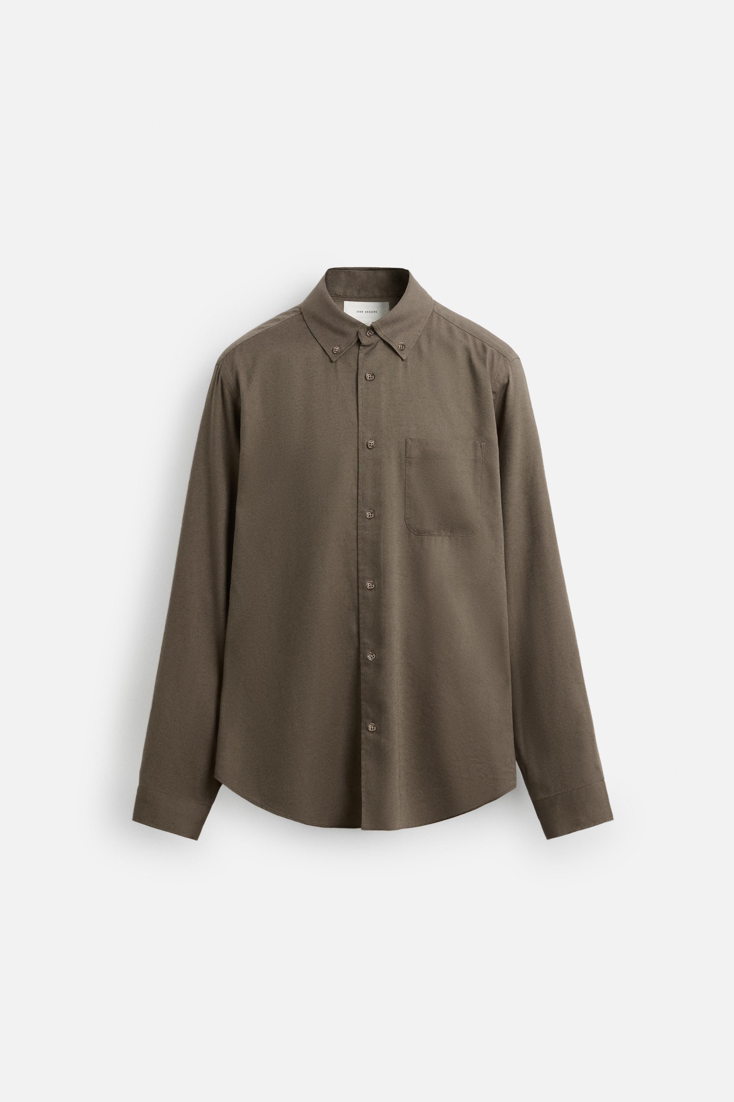 100% リネンボンバージャケット - ライトカーキ | ZARA Japan / 日本