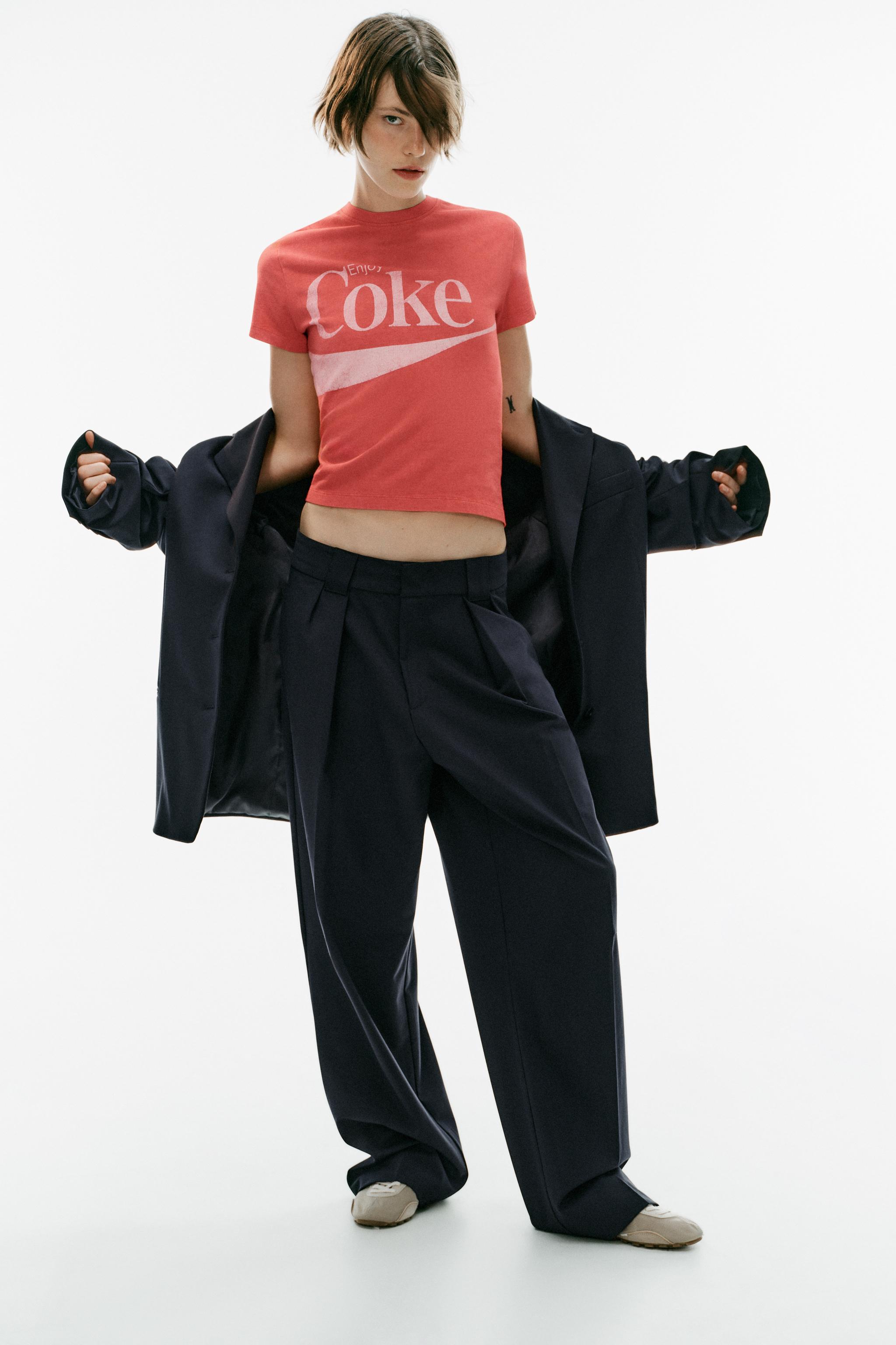 COCA-COLA® WASHED EFFECT T-SHIRT — Red