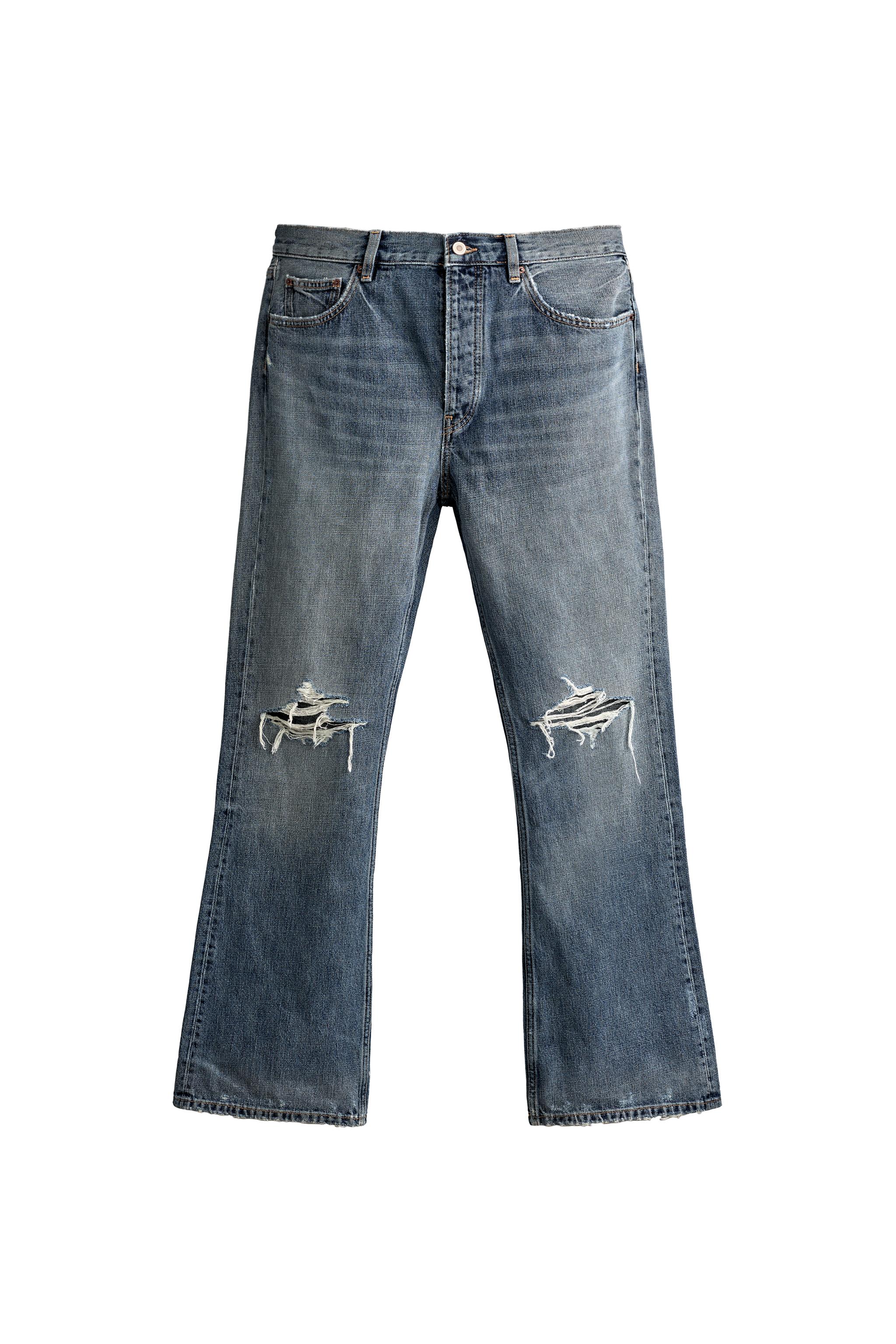 JEANS FLARE FIT ROTOS