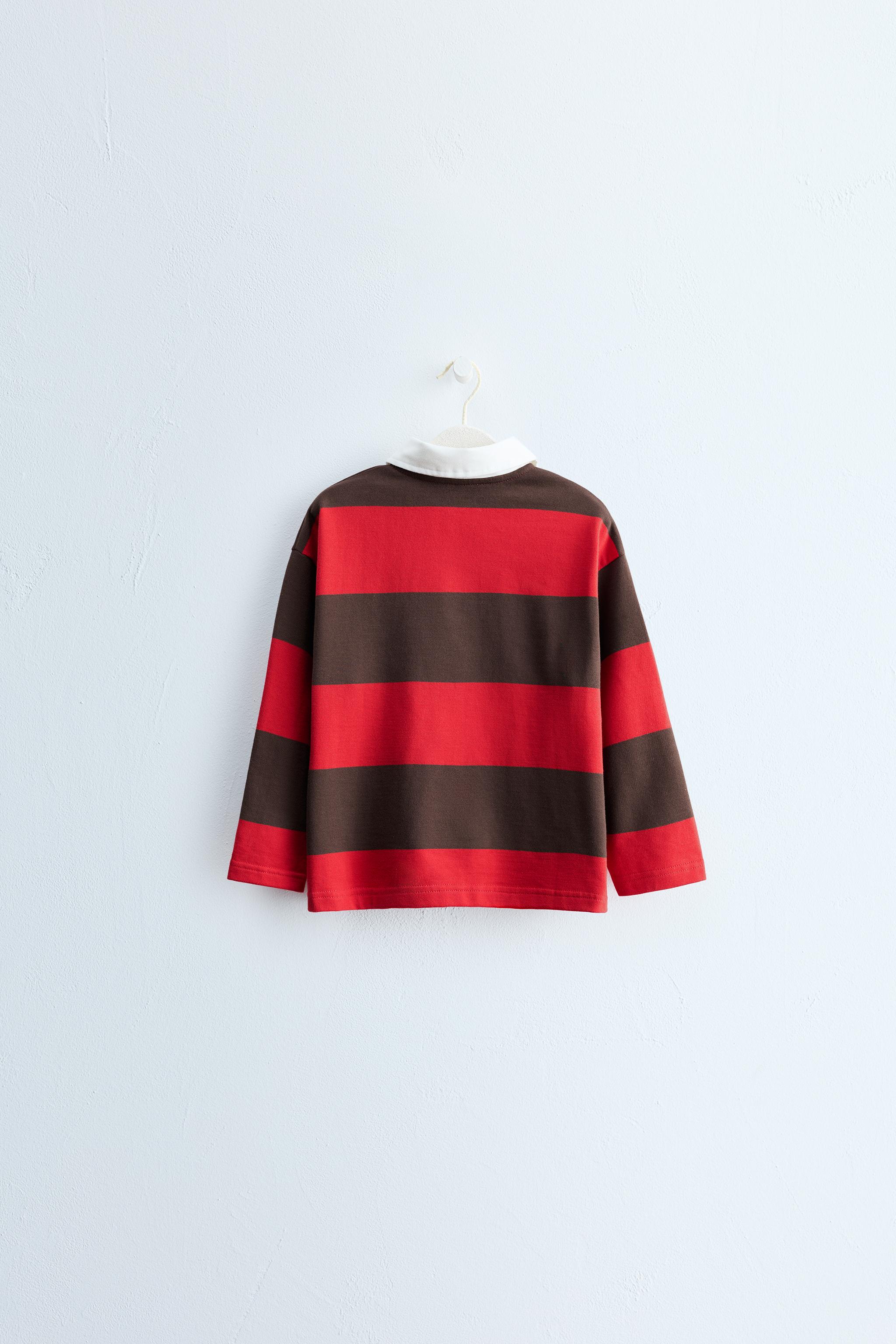 ZARA TIMELESS - POLO IMPRIMÉ RAYURES