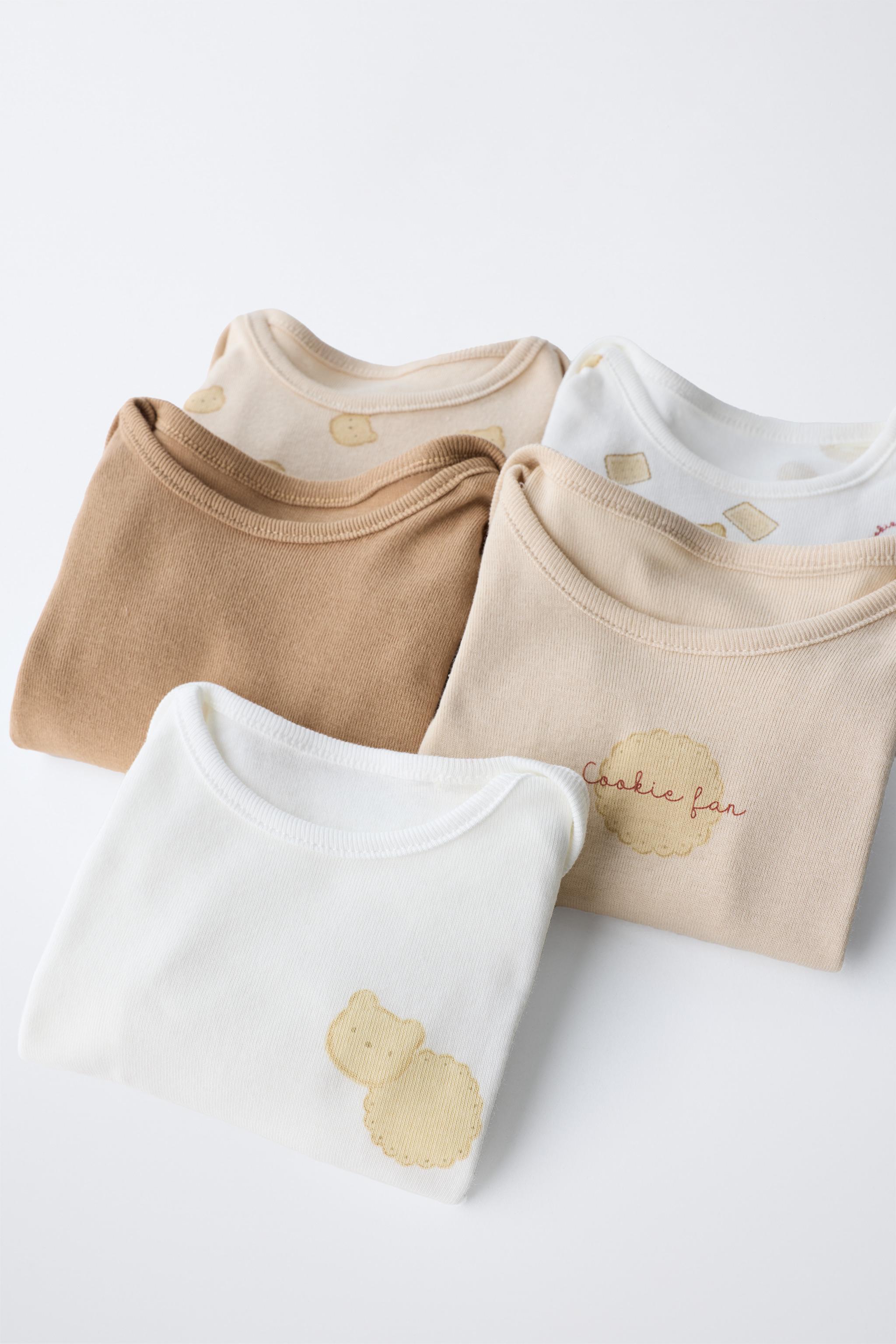 FIVE-PACK COOKIE BODYSUITS