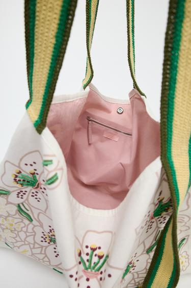 FANTASY FABRIC MAXI SHOPPER - Multicoloured by Zara - Image 4