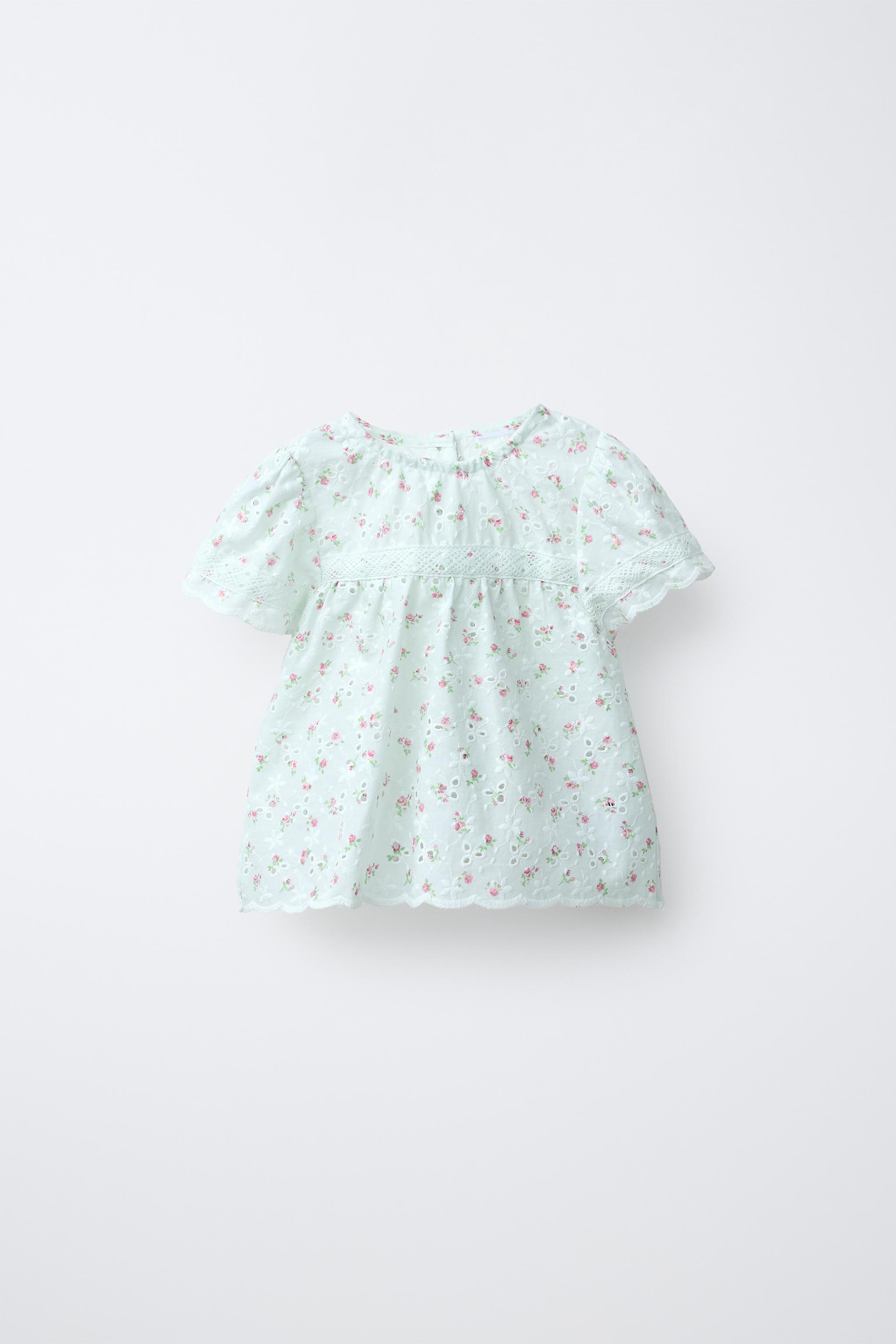 CHEMISE BRODERIE SUISSE IMPRIMÉ FLEURS