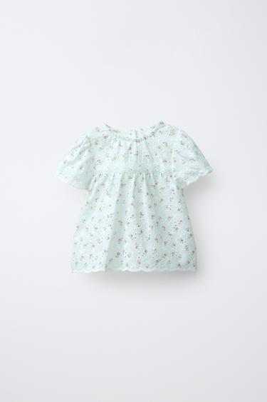 BRODATU SUITZARREKO LORE-ESTANPATUDUN ALKANDORA - Ur berdea, Zara-rena - Irudia 0