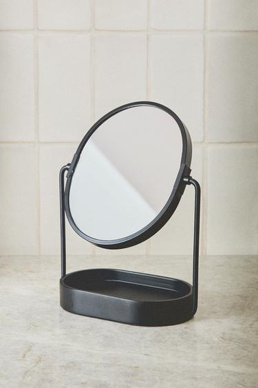 مرآة زينة من الراتنج - أسود الخاص بـ Zara