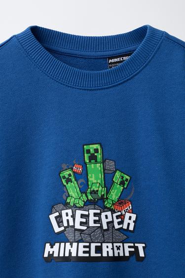 MINECRAFT © MOJANG AB. ™ PRINTED SWEATSHIRT - Blue de Zara - Image 2