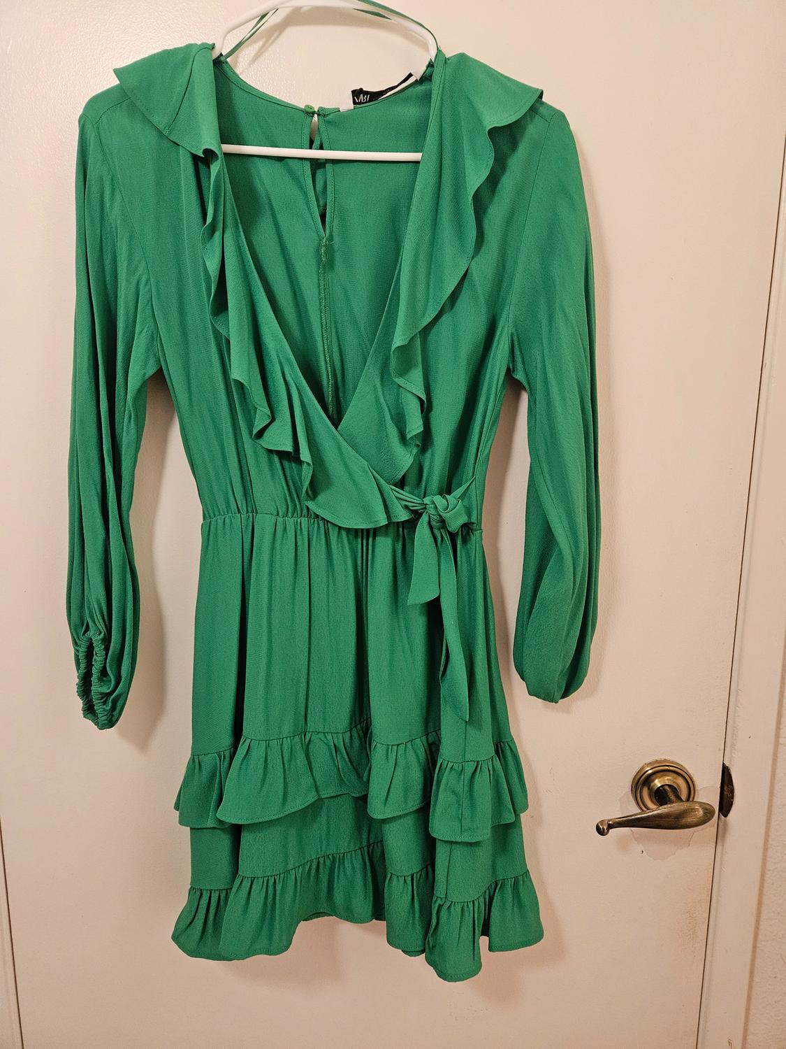 RUFFLED JUMPSUIT DRESS