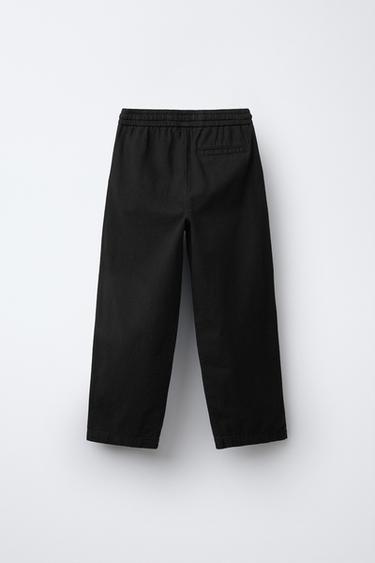 PANTALON DROIT - Noir de Zara - Image 2
