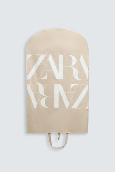 Zara GARMENT BAG - taupe brown - Image 0