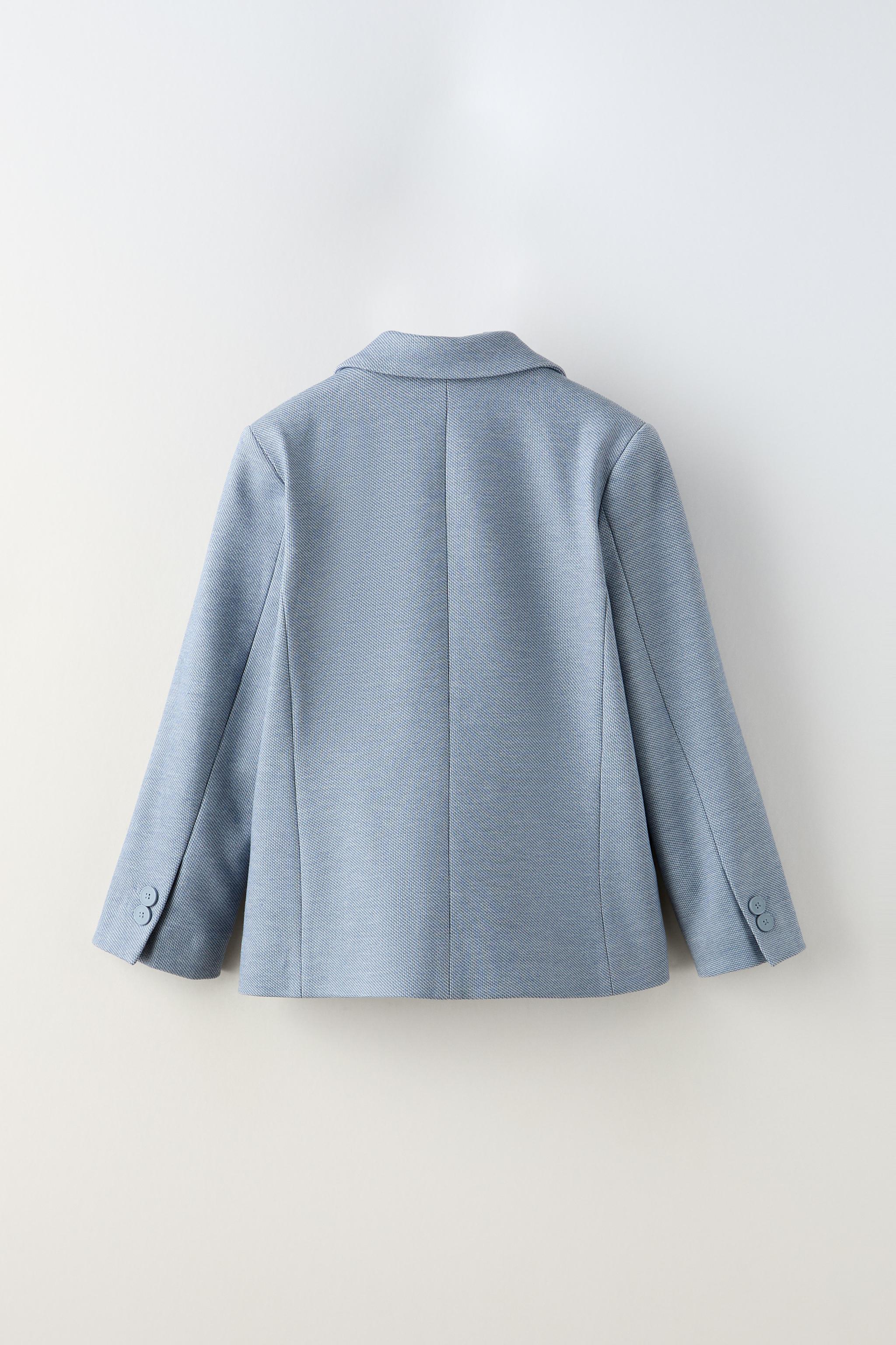 Zara light blue outlet jacket