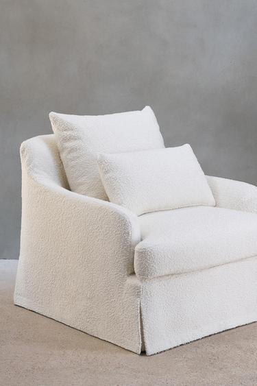 BOUCLÉ-ARMCHAIR COVER 01 - Ecru by Zara - Image 0