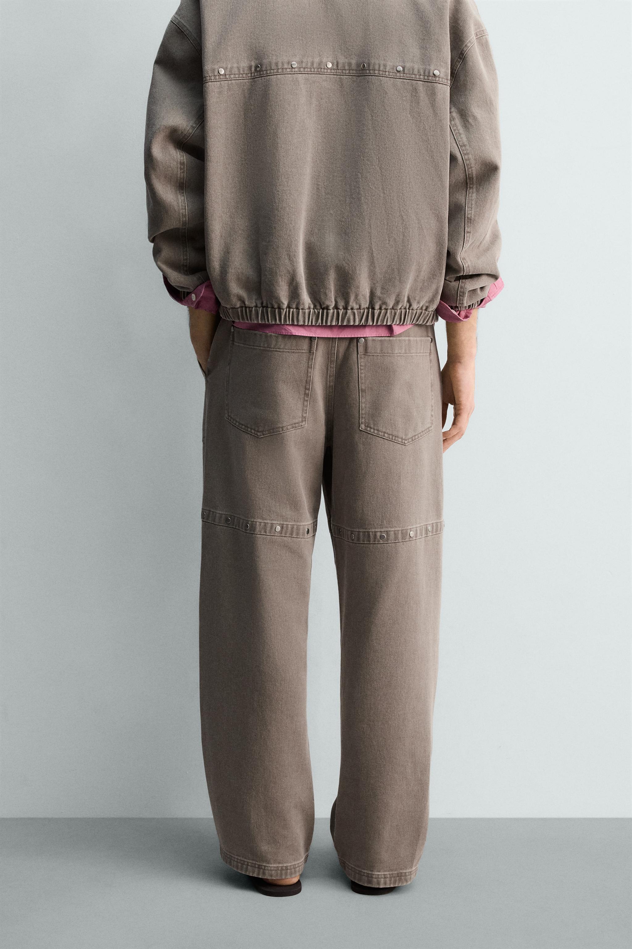 PANTALON DÉCONTRACTÉ À CLOUS