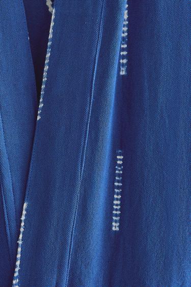 KIMONO COTON TIE-DYE X TENSIRA - Bleu de Zara - Image 4
