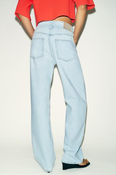 JEAN Z1975 DROIT TAILLE HAUTE LARGE - Bleu clair de Zara - Image 6