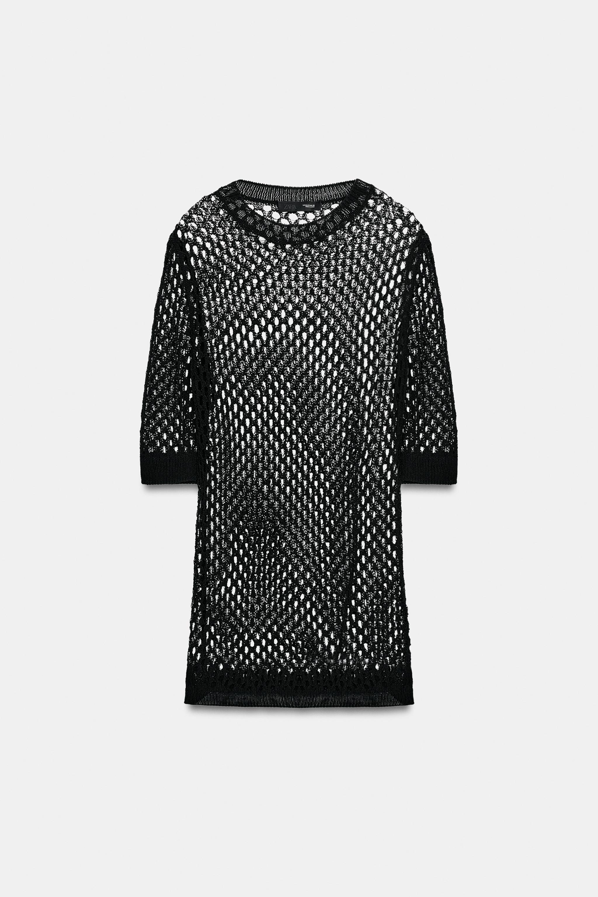 オープンニットセーター - ブラック | ZARA Japan / 日本