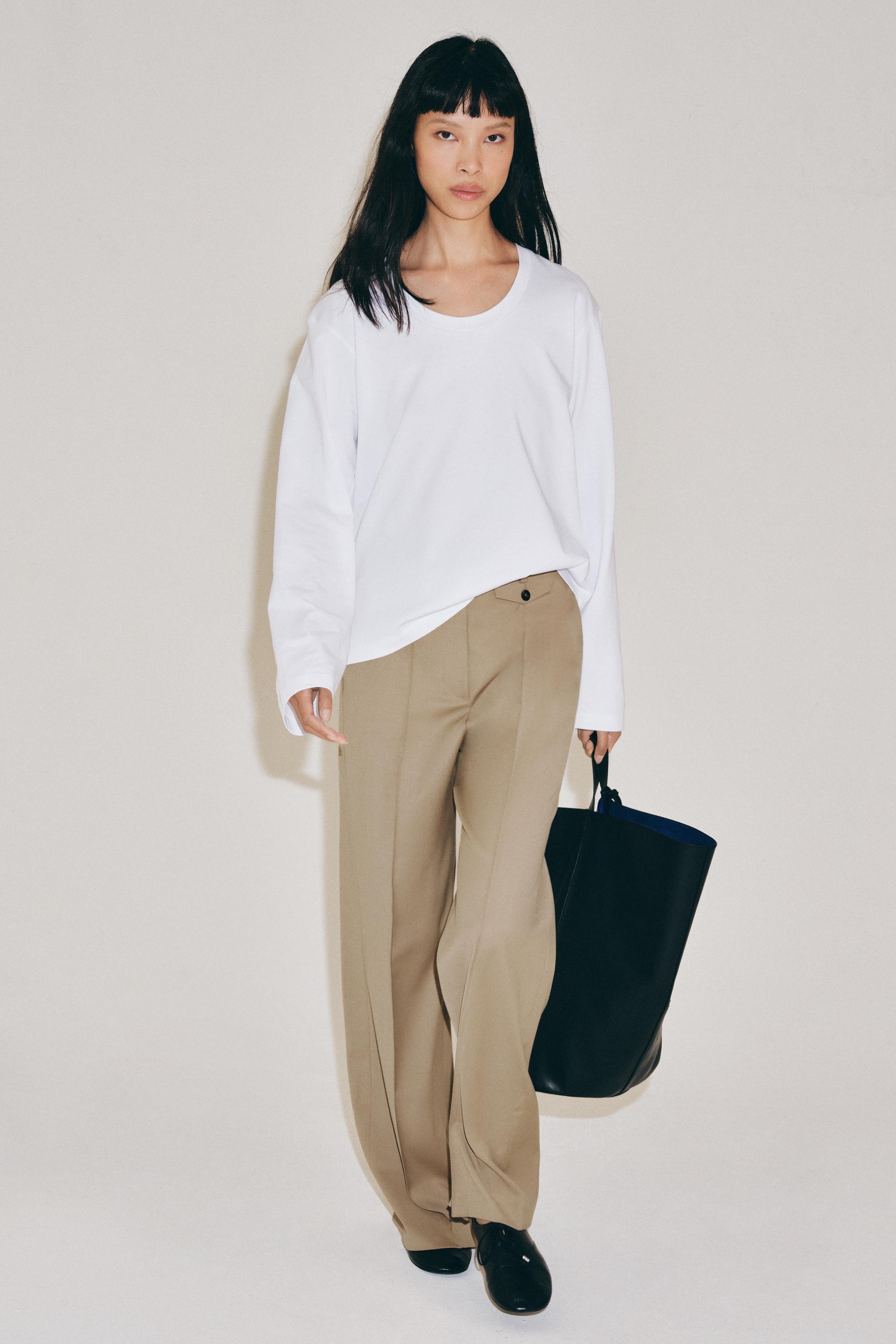 ROUND NECK T-SHIRT — White