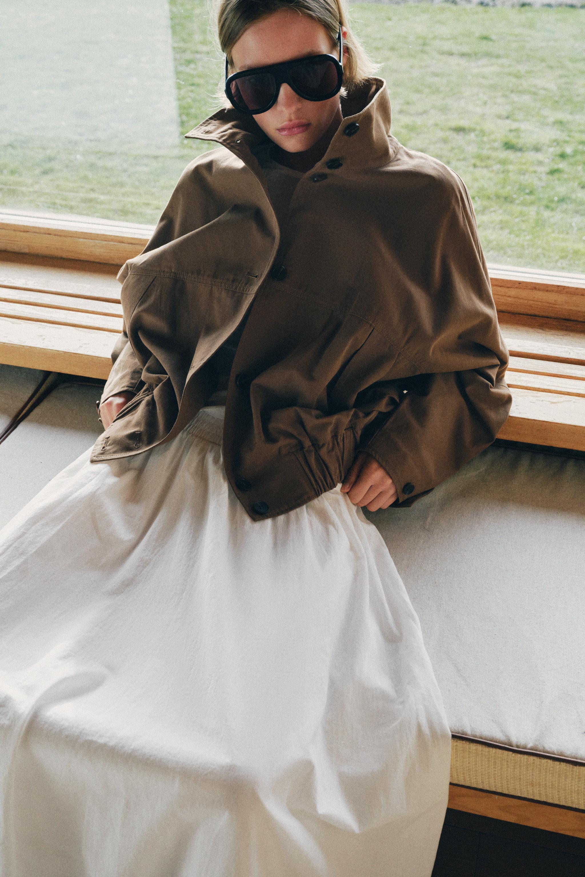 BLOUSON COL MONTANT BAS ÉLASTIQUE