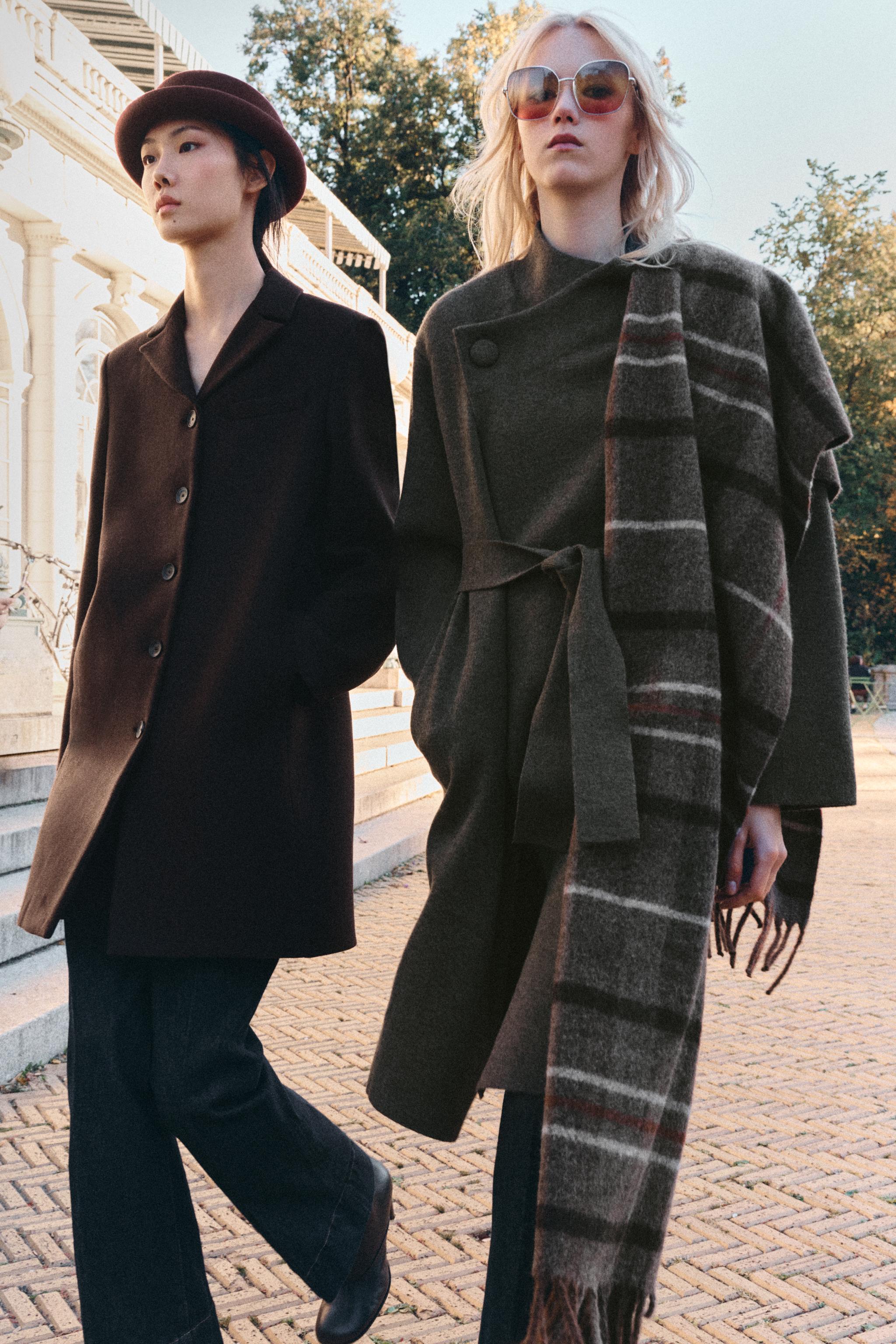 Belted Knit Coat by Zara
