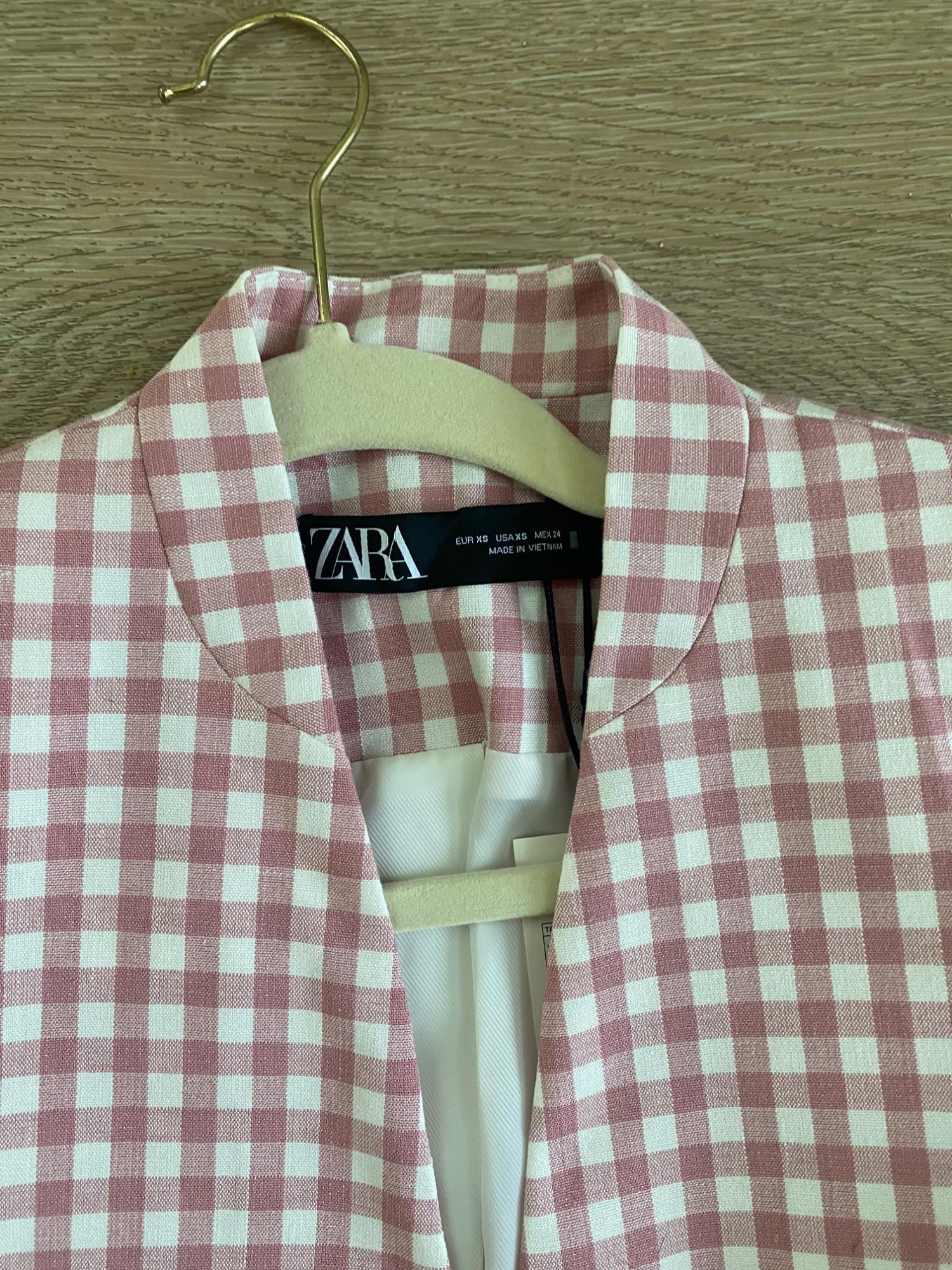 GINGHAM BLAZER