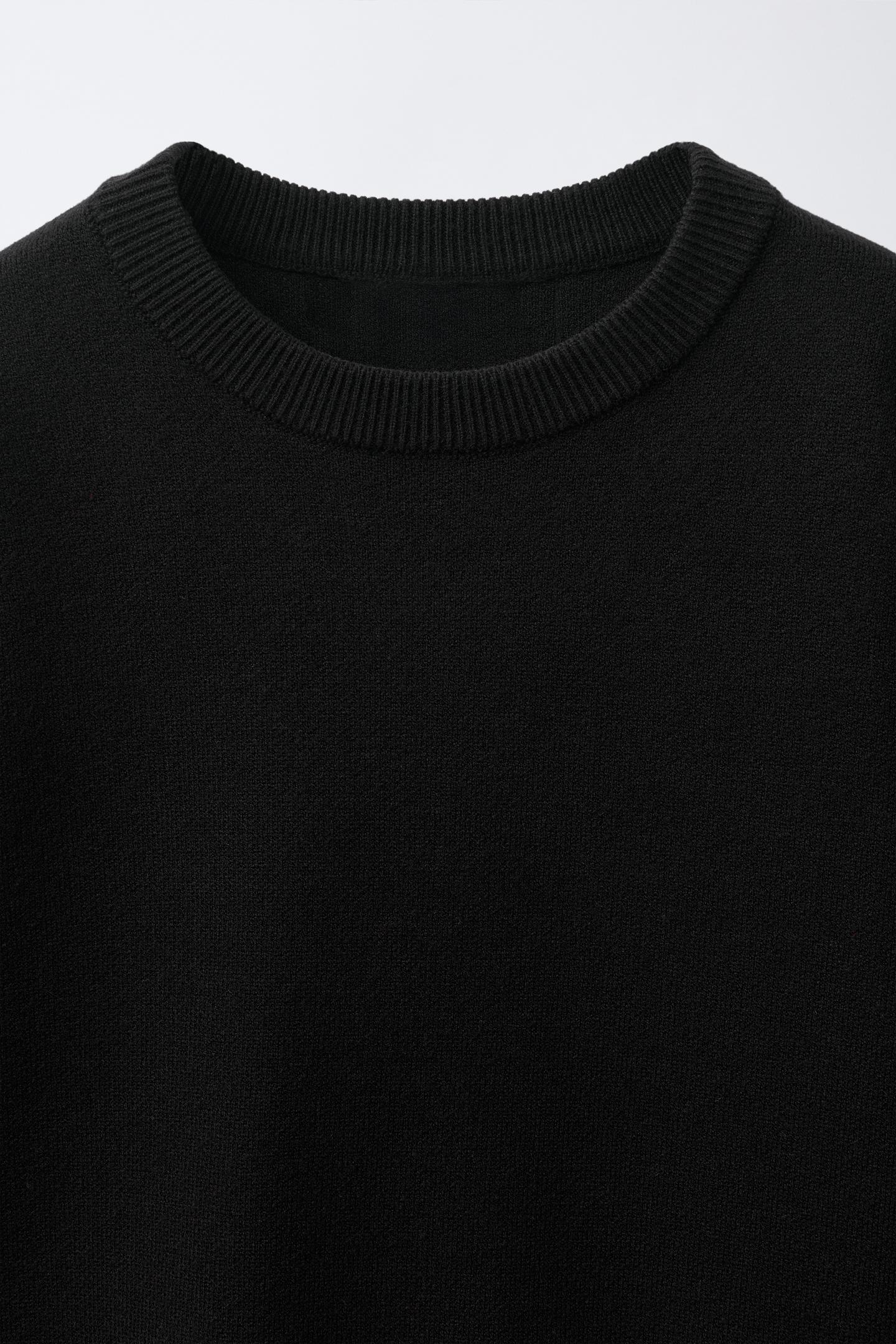 Детский свитер Zara Knit, цвет: Чёрный — фото 3