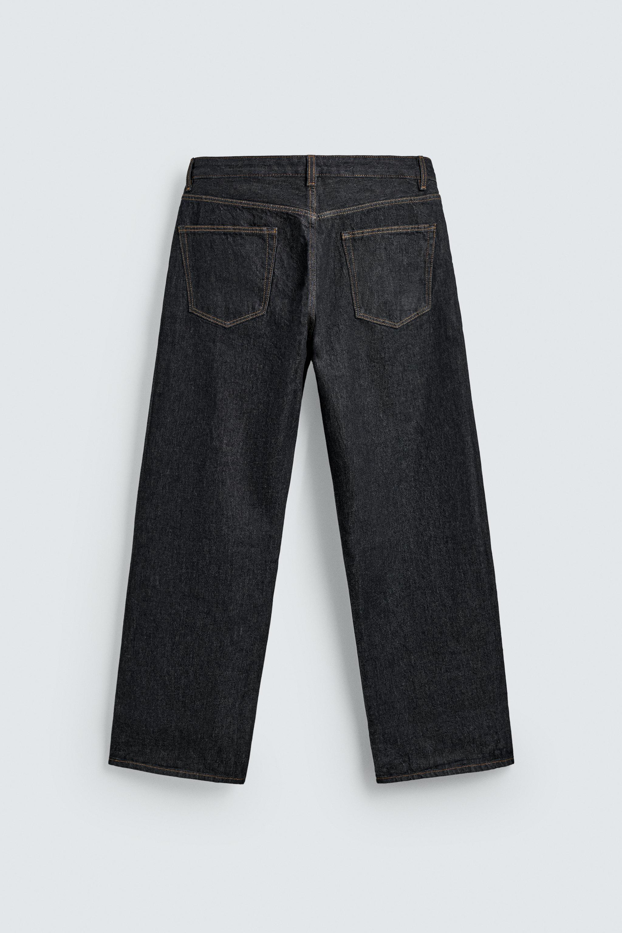 ルーズフィットデニムパンツ - ダークアンソラジット | ZARA Japan / 日本