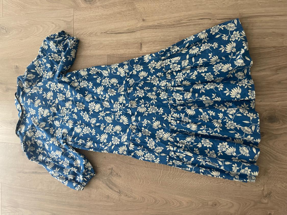 RUFFLED PRINT DRESS - Image 3