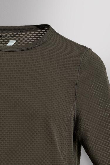 GRAVEL BASE LAYER T-SHIRT - Brown / Taupe by Zara - Image 11