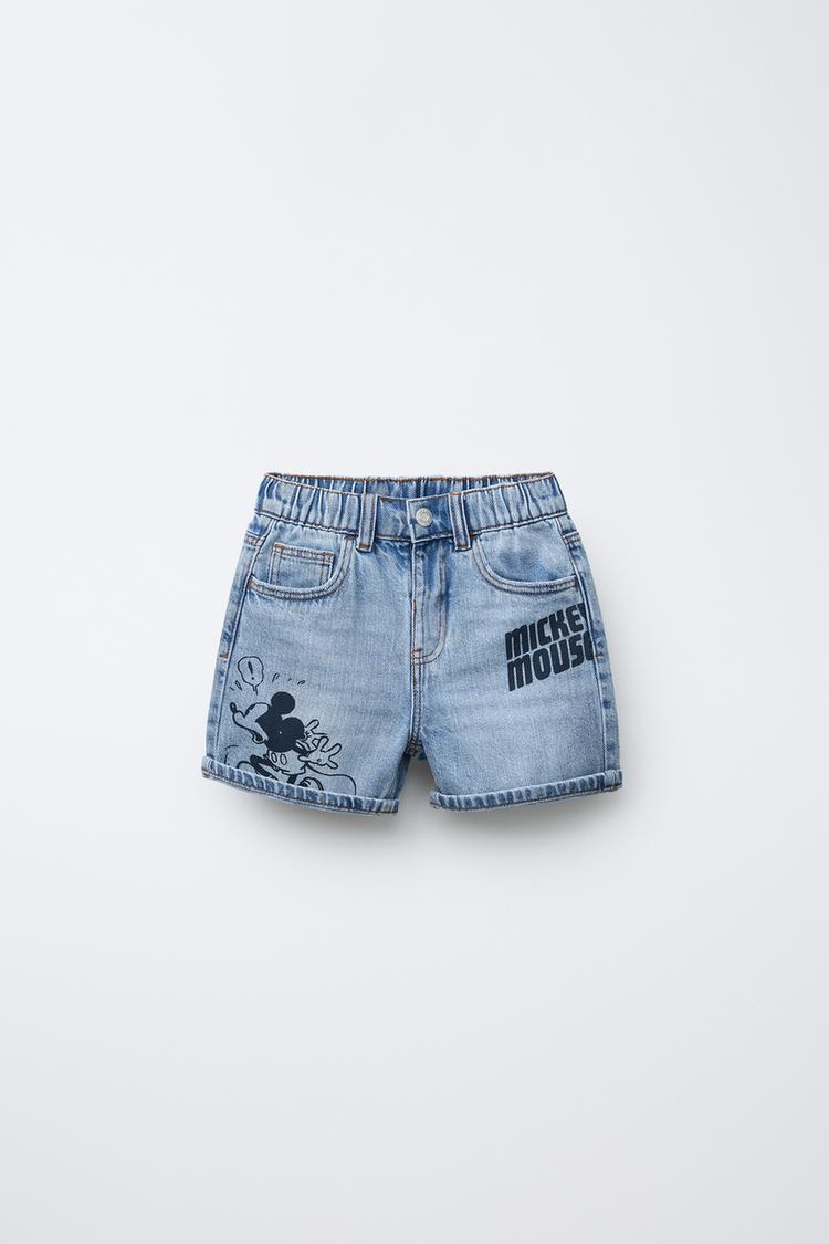 MICKEY MOUSE © DISNEY DENIM BERMUDA SHORTS