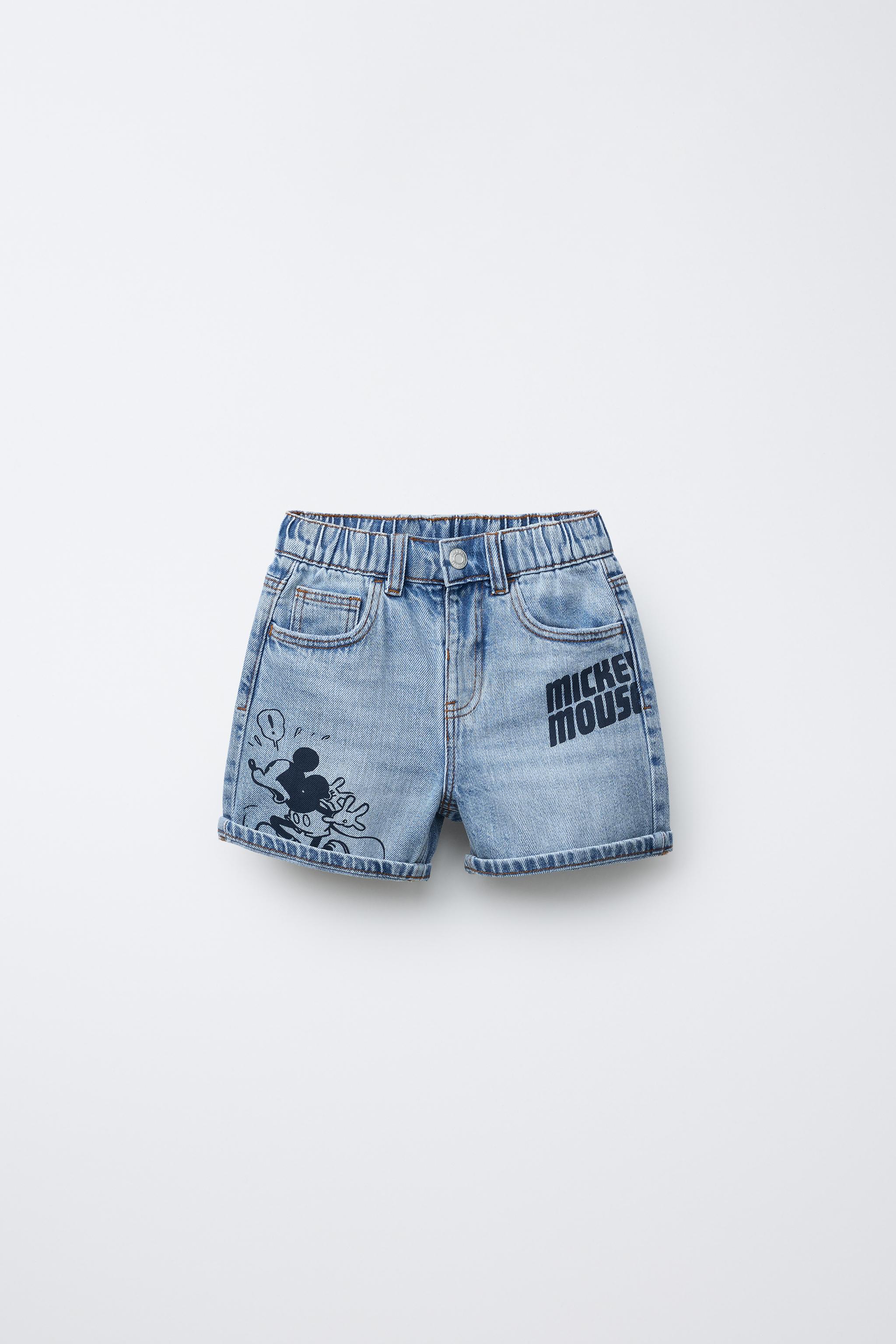 Denim Shorts Zara Baby Denim MICKEY MOUSE AND FRIENDS © DISNEY
